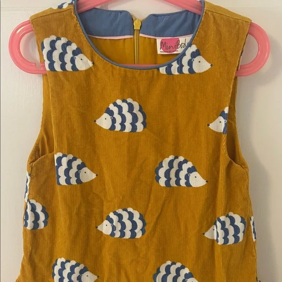 Mini Boden Velvet Girls Dress Set Sz 7-8 yr - Picture 10 of 14